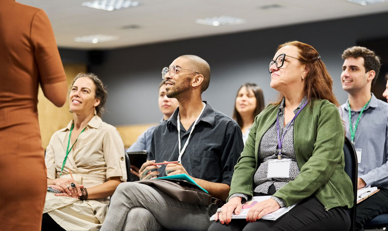 classroom of social workers