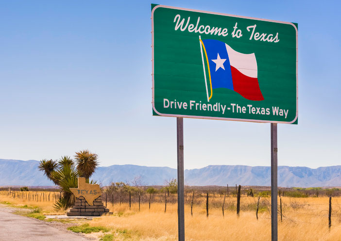 welcome to texas sign