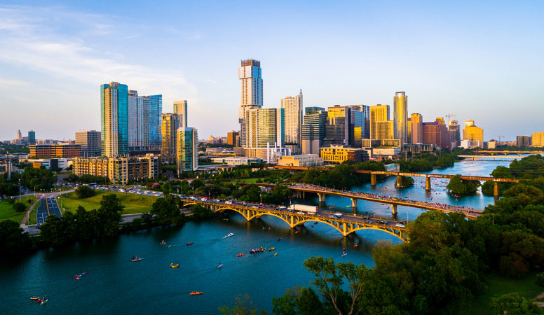 austin, texas sunset