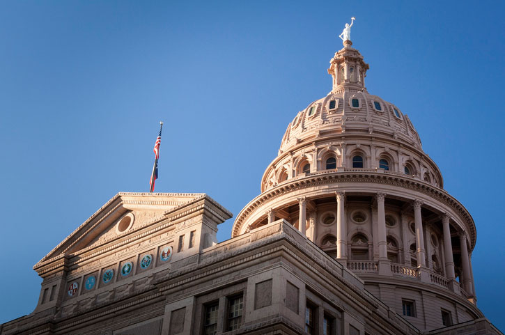 texas dome at capitol building