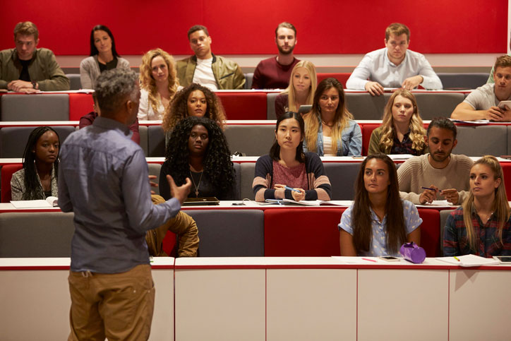 full lecture hall