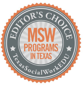 Editor's choice msw programs in texas emblem