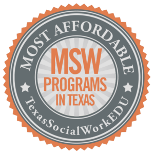 The most affordable msw programs in texas emblem